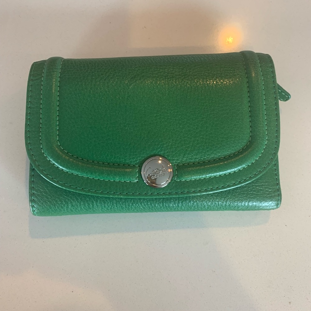 Green Coach Wallet